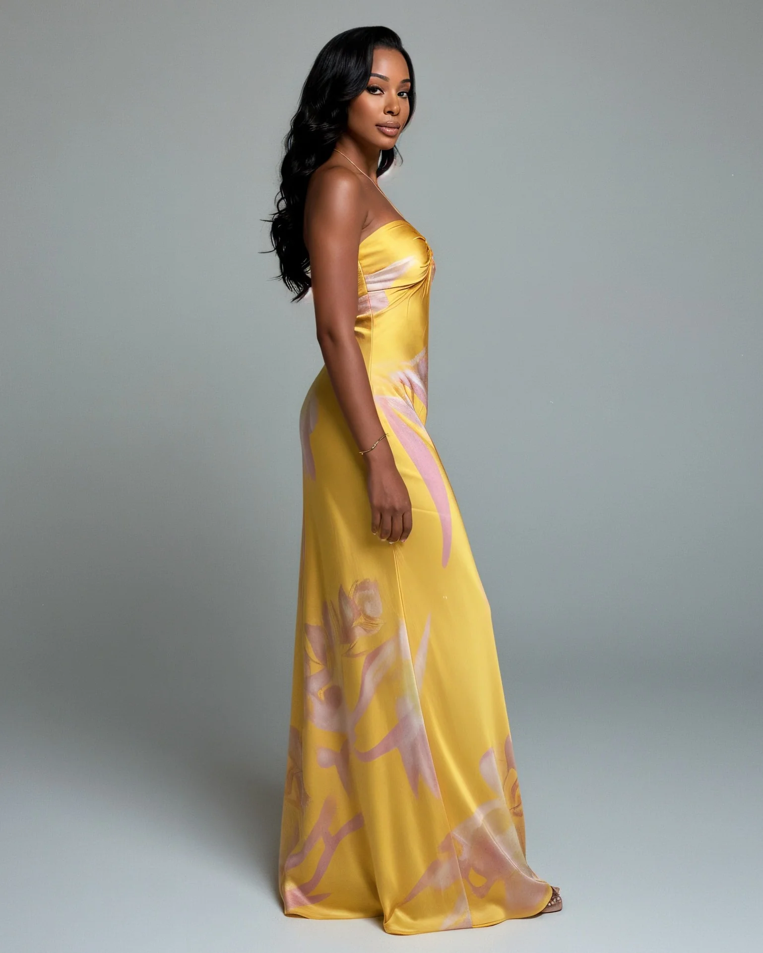 VEDA Halter Neck Sleeveles Maxi Dress - Image 3