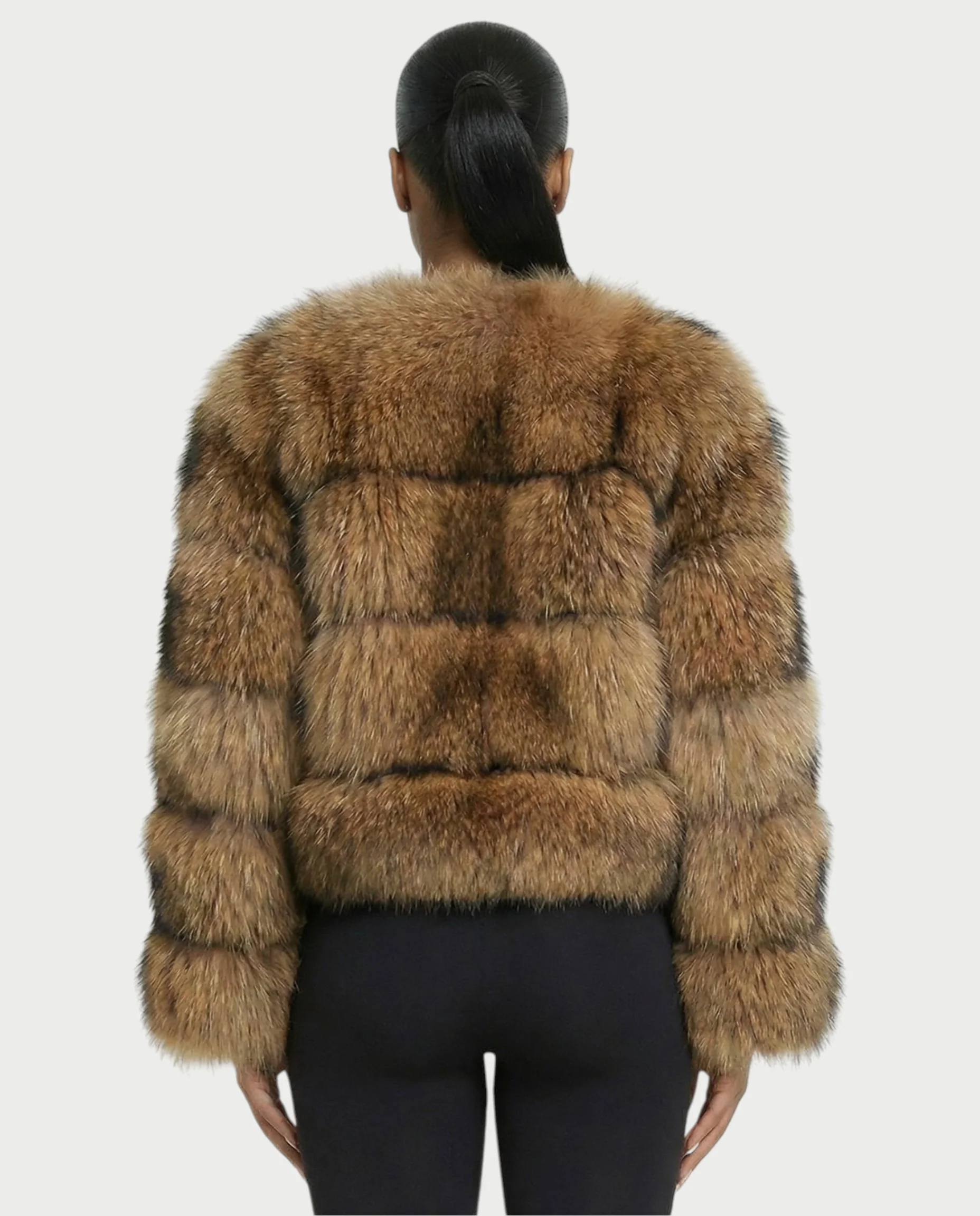 VIXA Real Racoon Fur Jacket - Image 5
