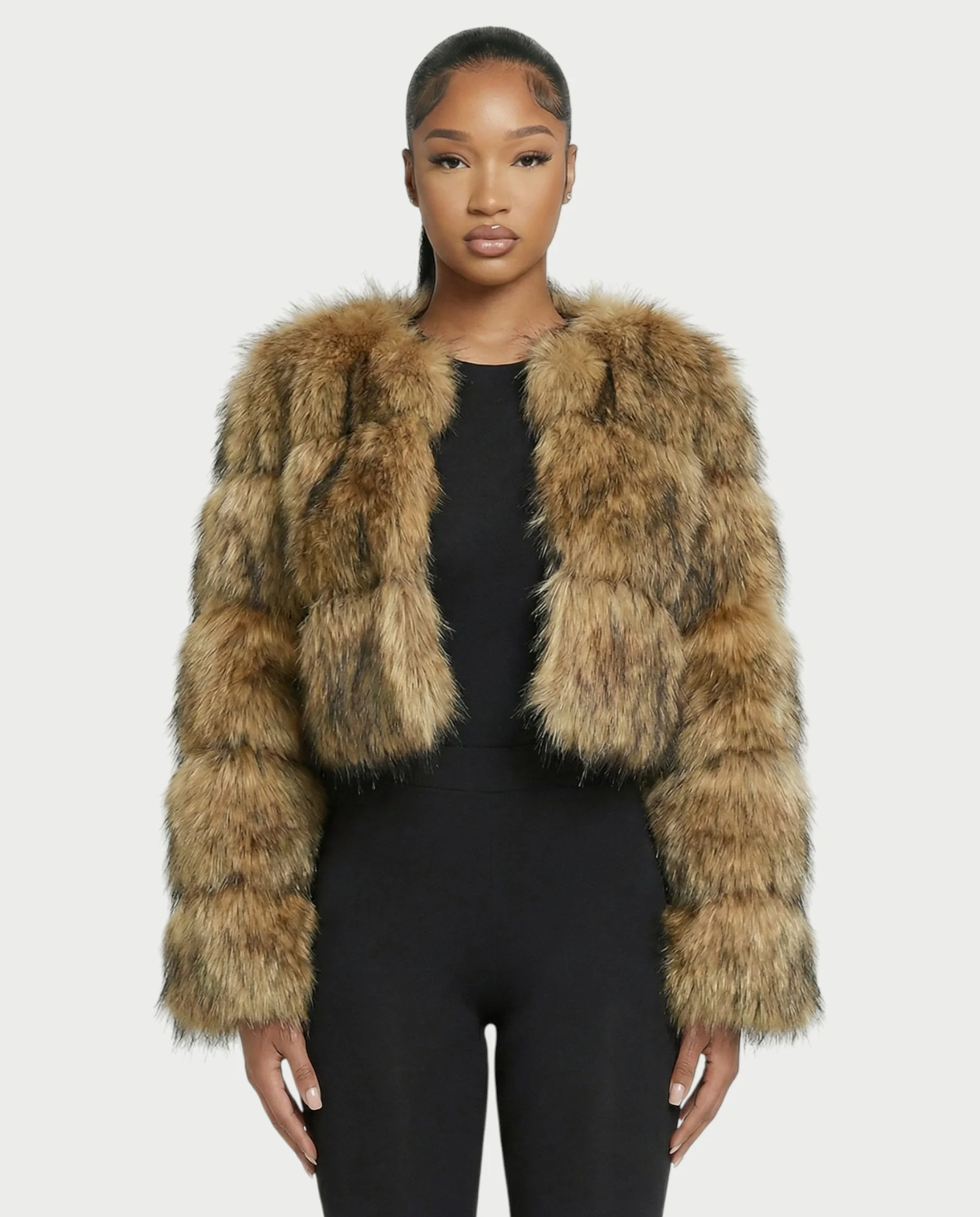 VIXA Faux Fur Jacket - Image 4