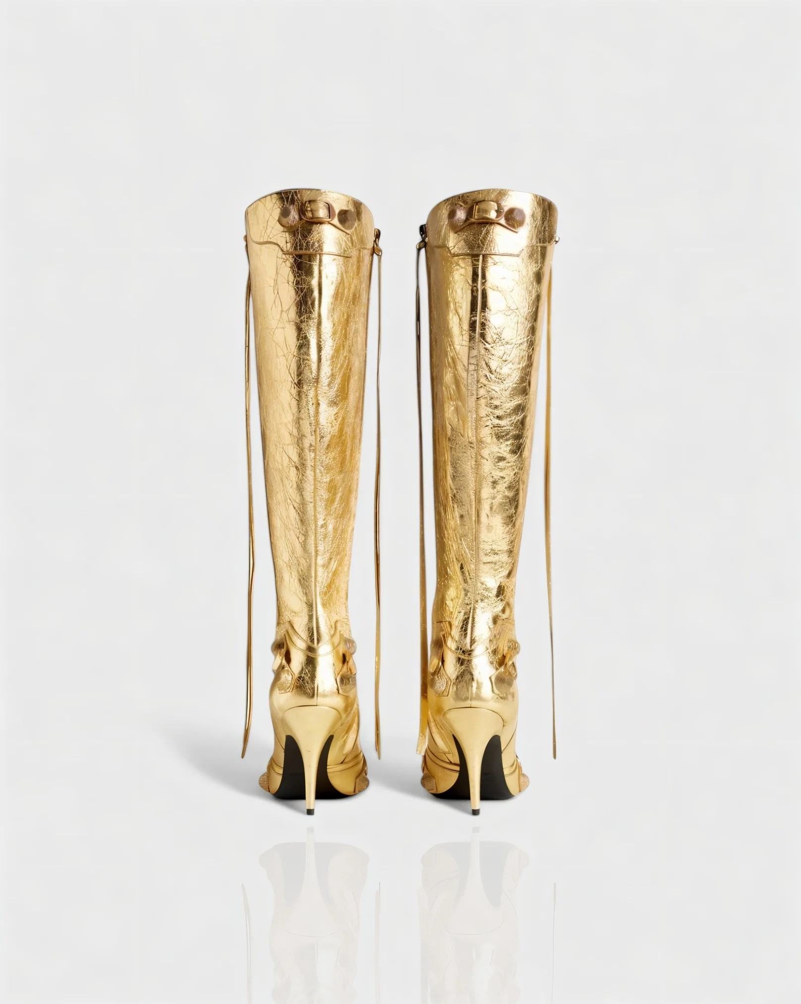 WENA Studded Pointed Toe Knee-High Boots - Image 24