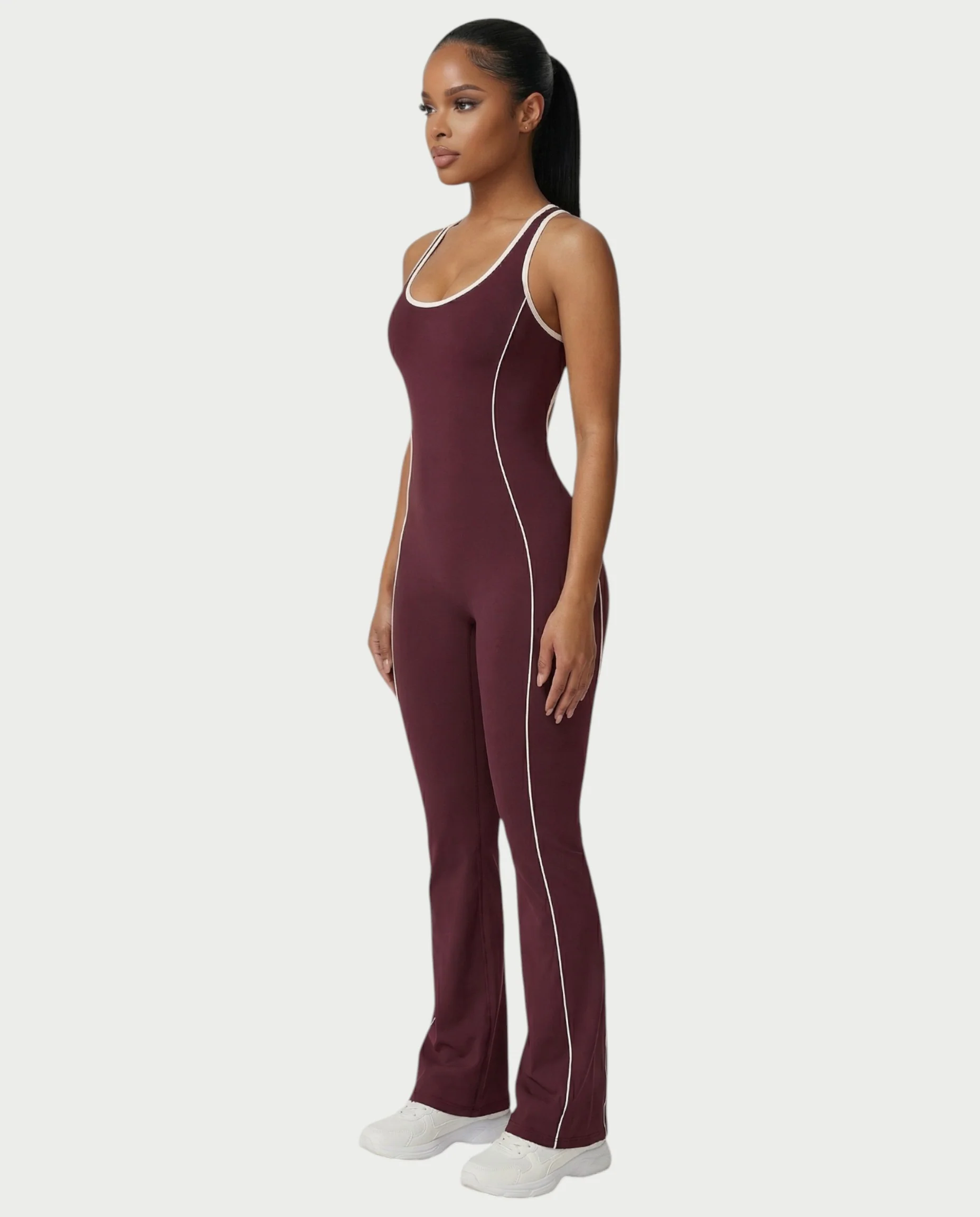 ZIRANA Open-Back Flared Jumpsuit - Image 18