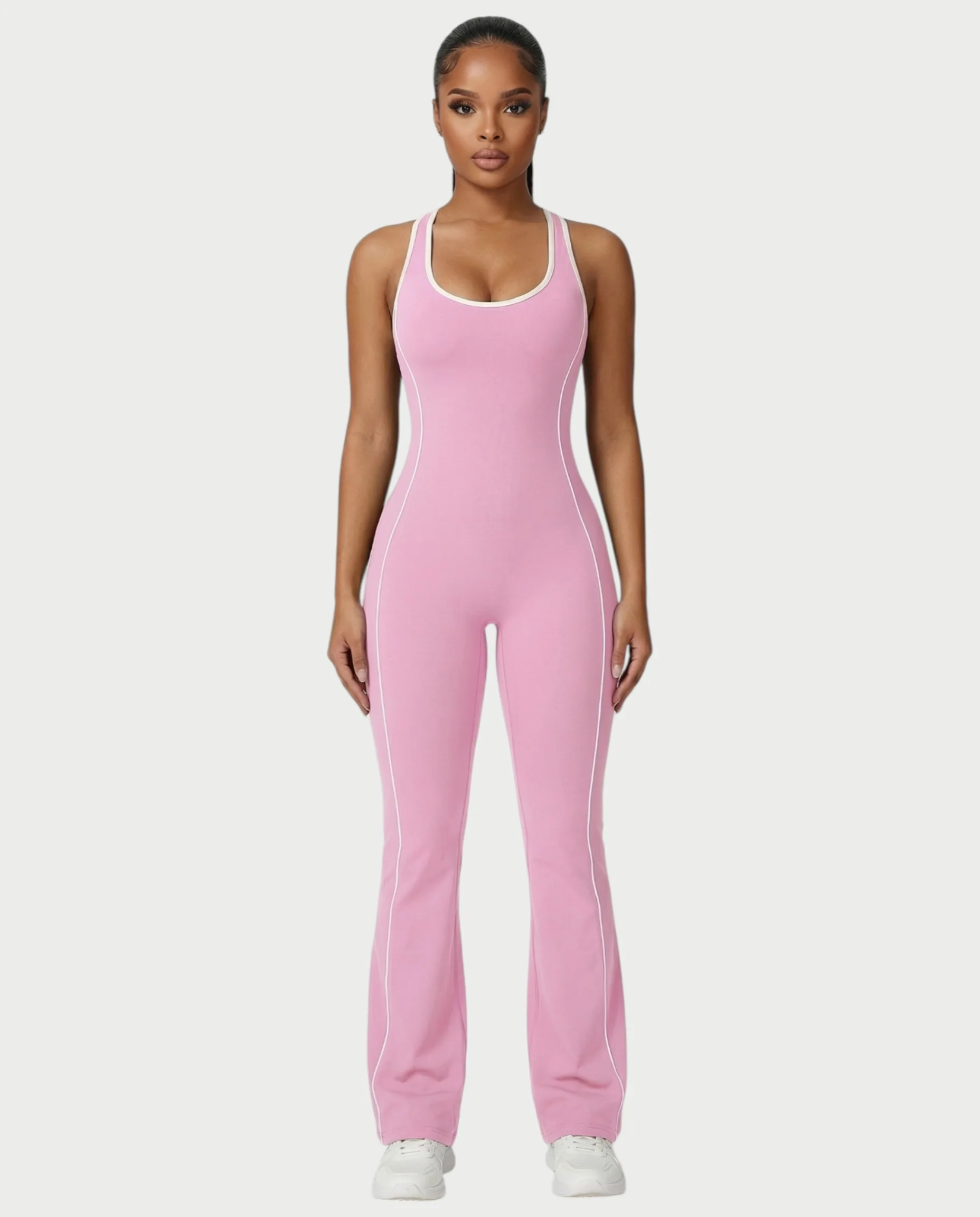 ZIRANA Open-Back Flared Jumpsuit - Image 21