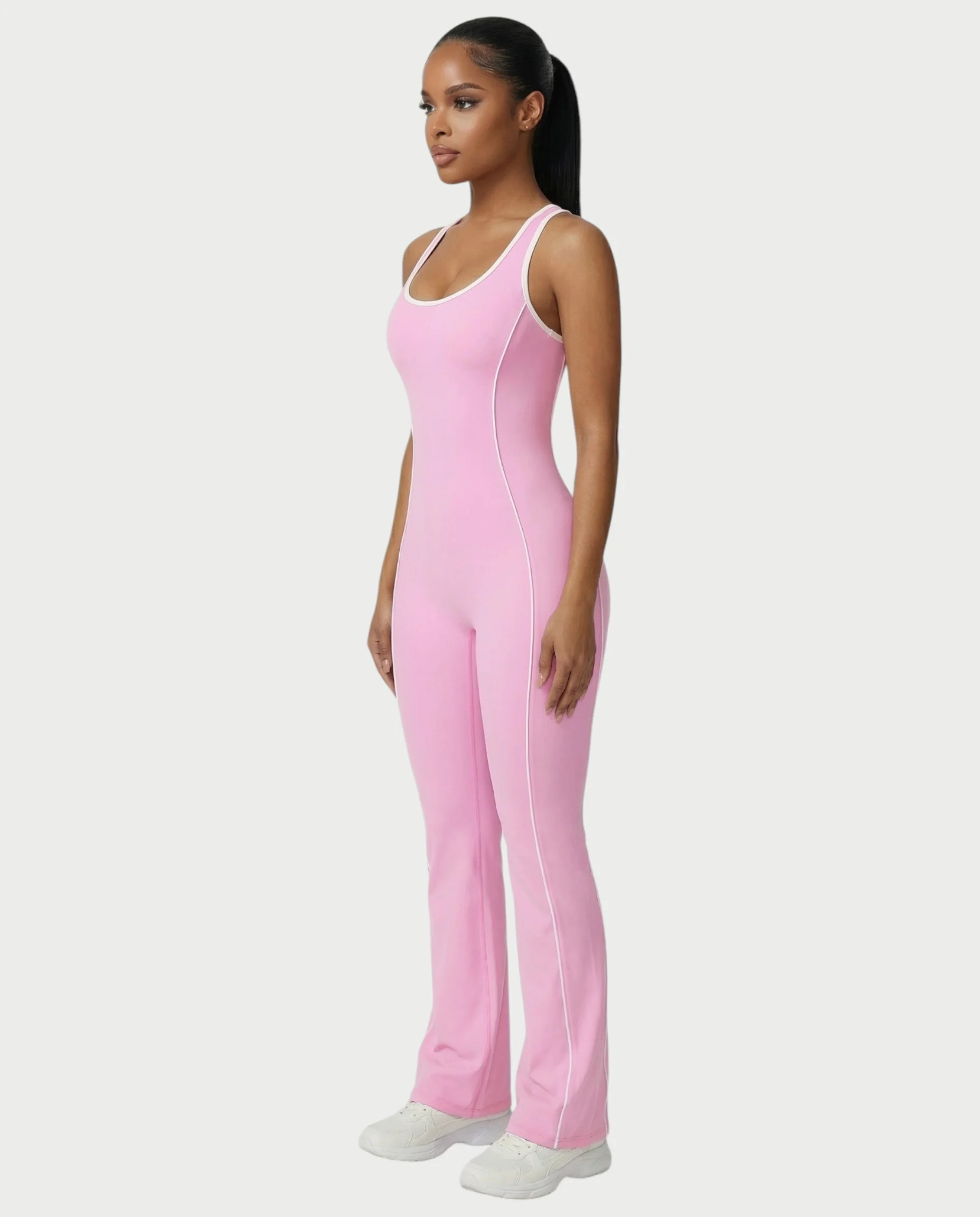 ZIRANA Open-Back Flared Jumpsuit - Image 23