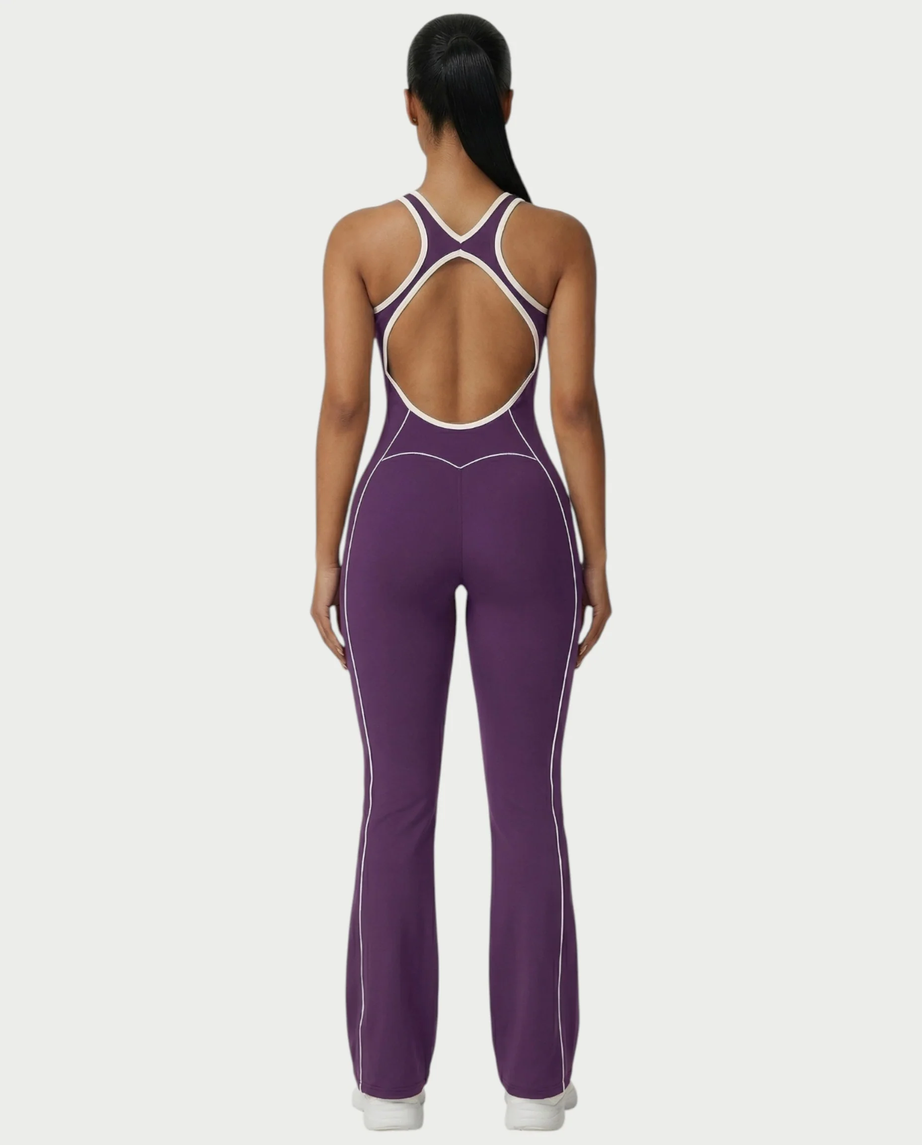ZIRANA Open-Back Flared Jumpsuit - Image 27