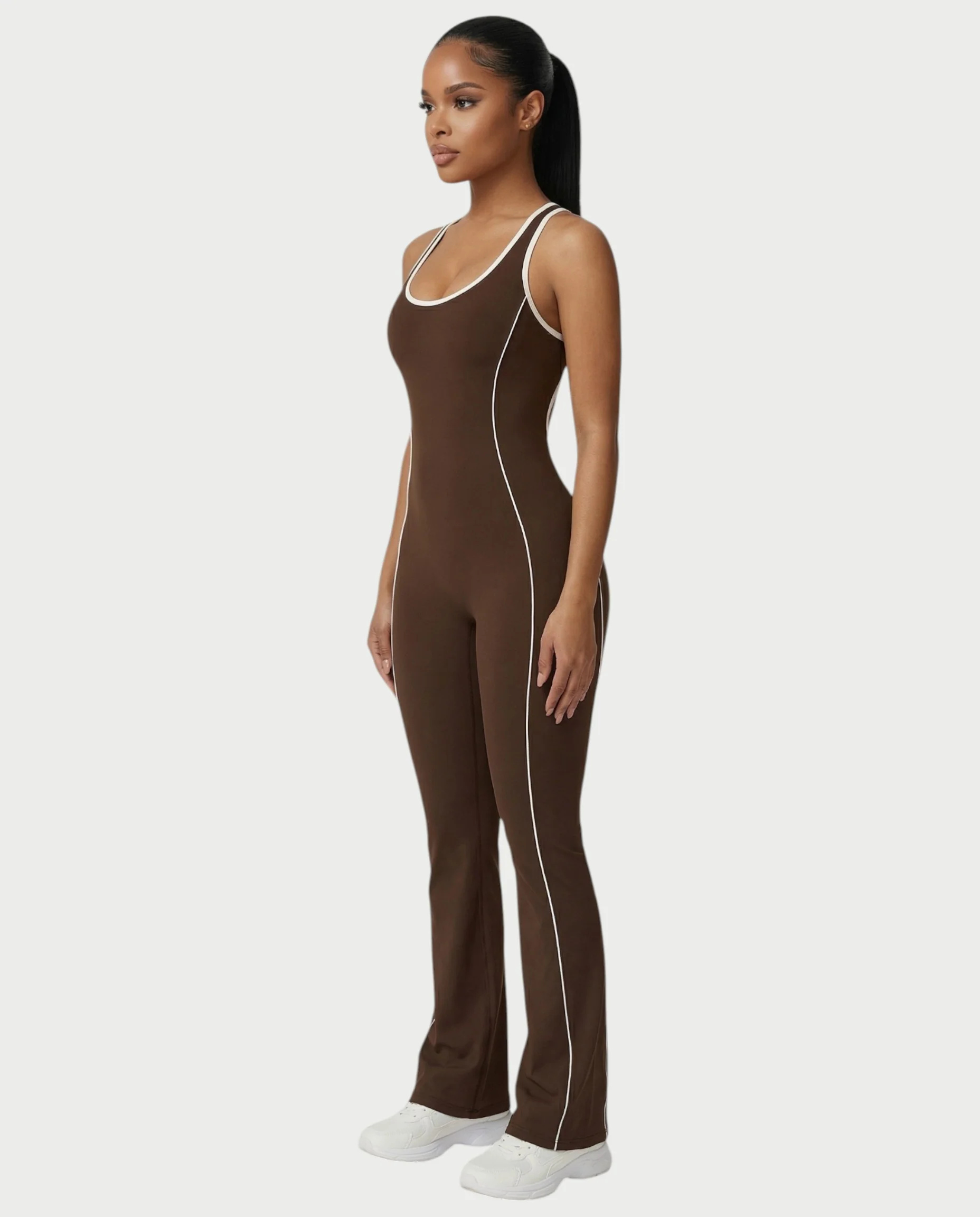 ZIRANA Open-Back Flared Jumpsuit - Image 3