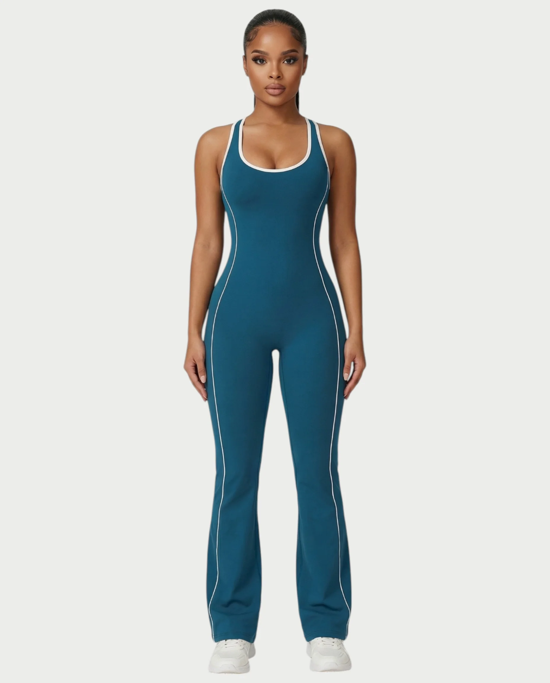 ZIRANA Open-Back Flared Jumpsuit - Image 31
