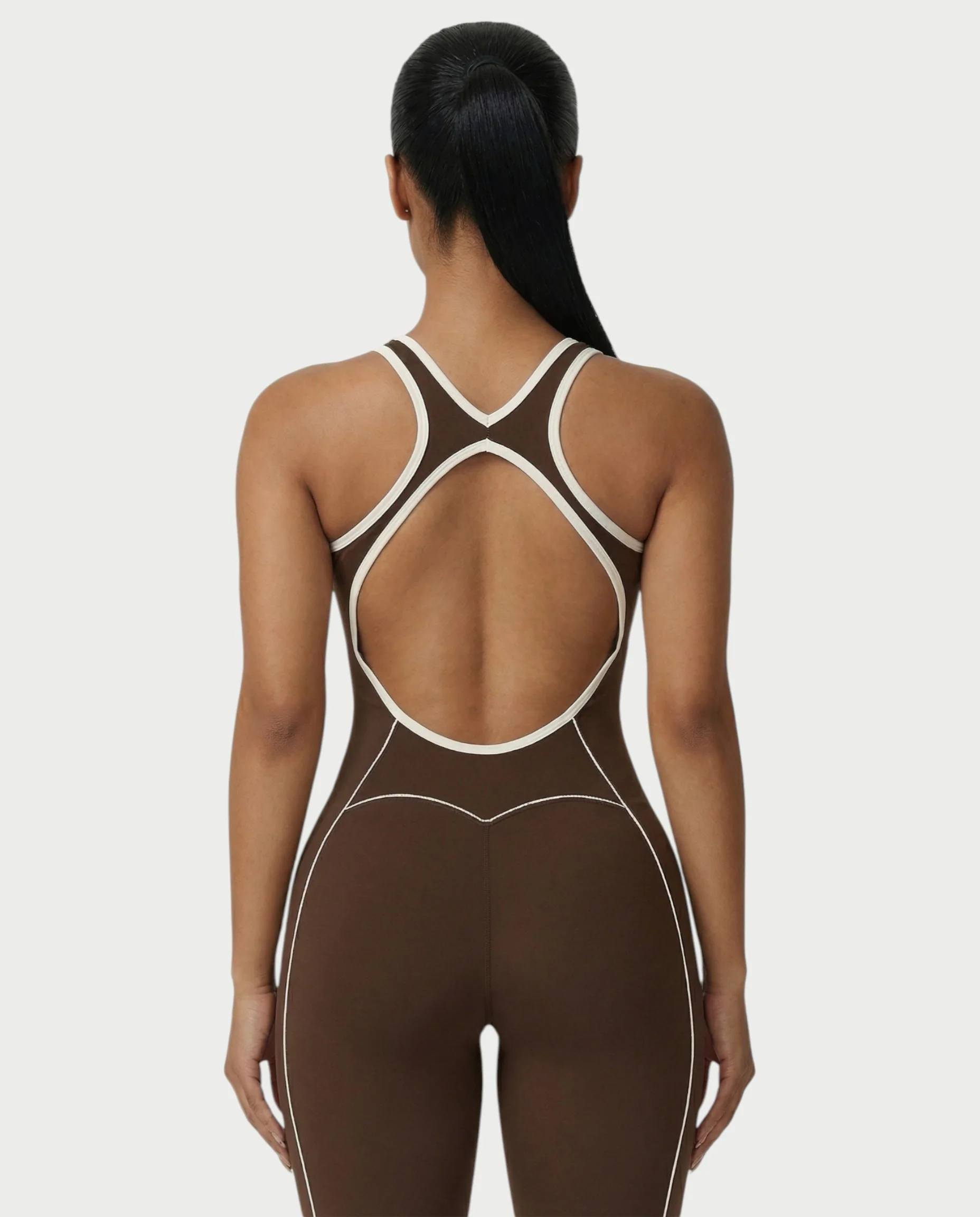 ZIRANA Open-Back Flared Jumpsuit - Image 5