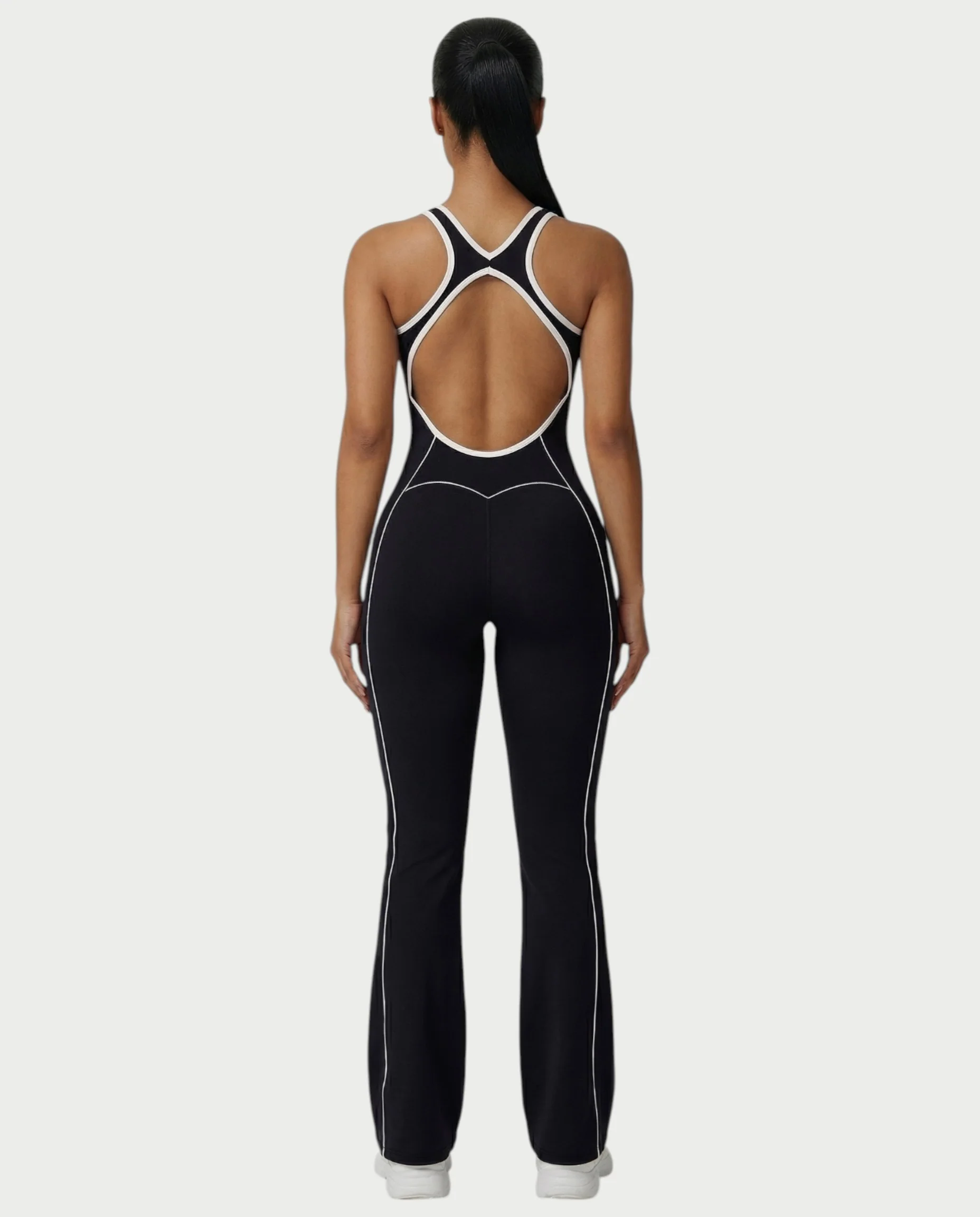 ZIRANA Open-Back Flared Jumpsuit - Image 7