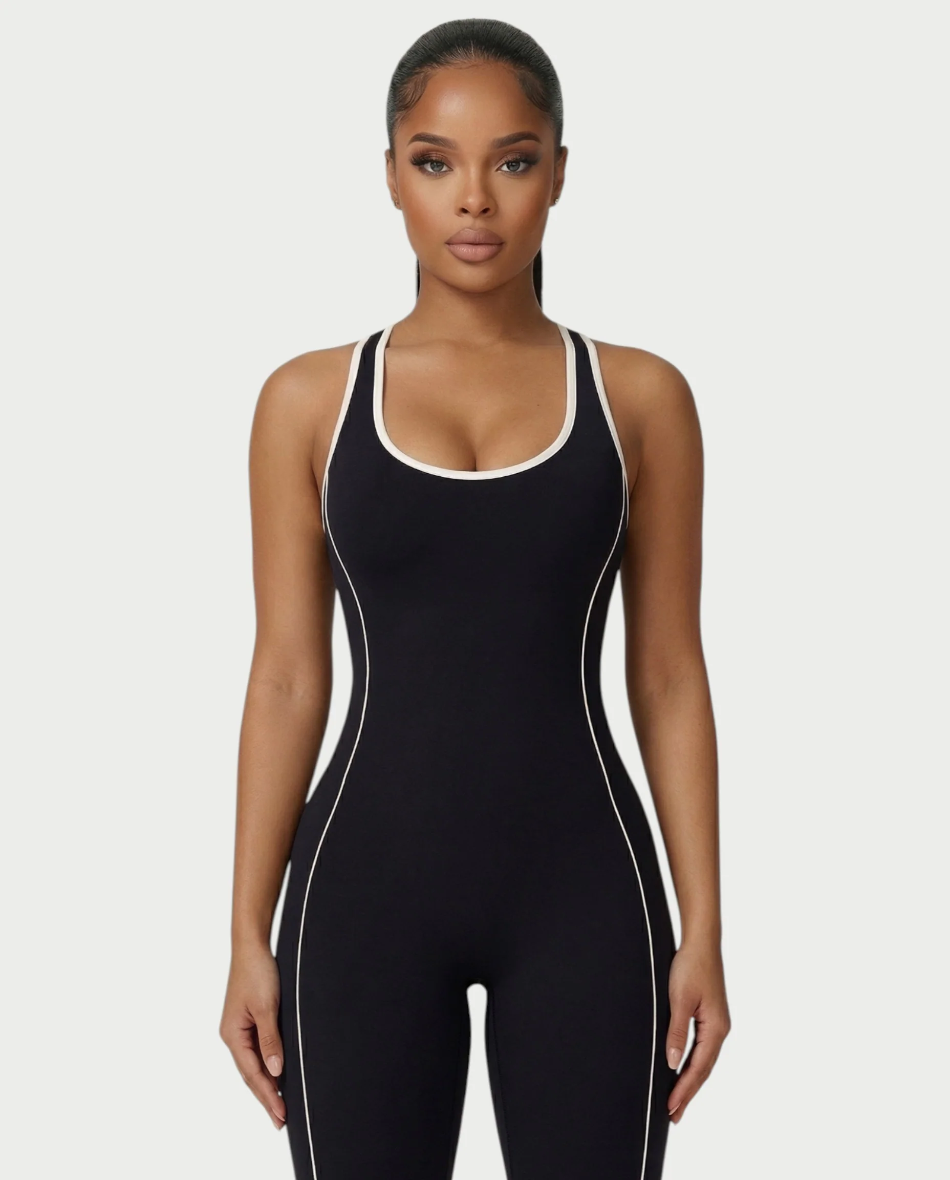 ZIRANA Open-Back Flared Jumpsuit - Image 9